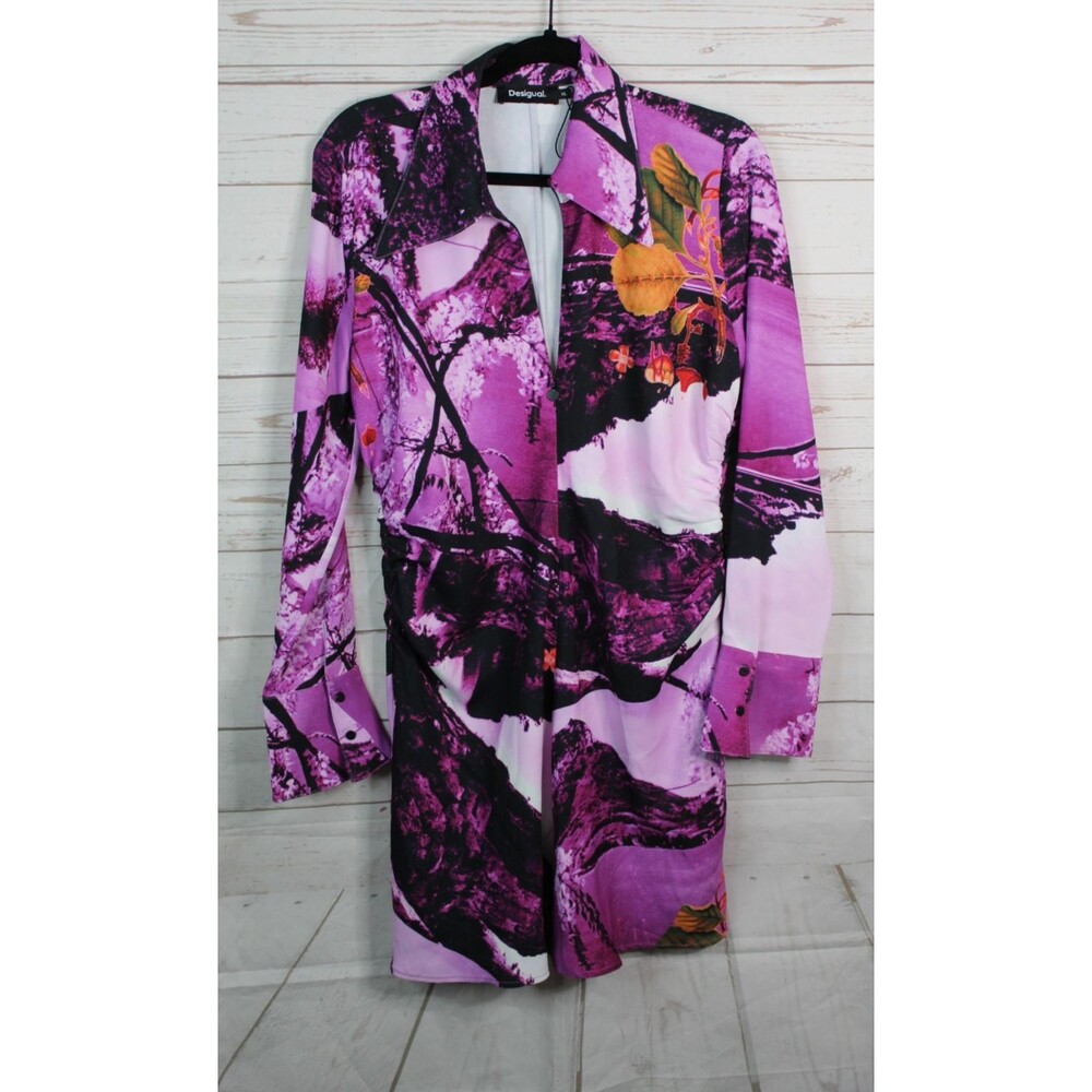 Desigual Short Shirt Dress Size XL Designed by Christian Lacroix - Picture 2 of 6